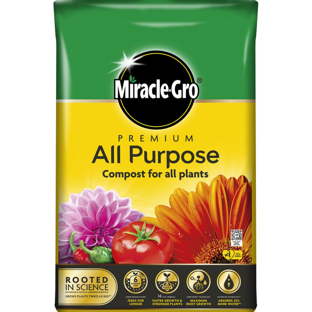 Miracle-Gro Premium All purpose Compost - 40L